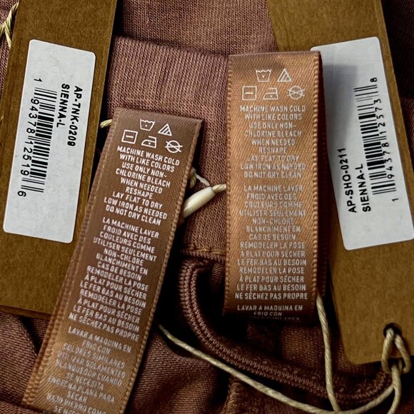 SKIMS Sleep Tank + Short Set Sienna Womens Large - Picture 9 of 12